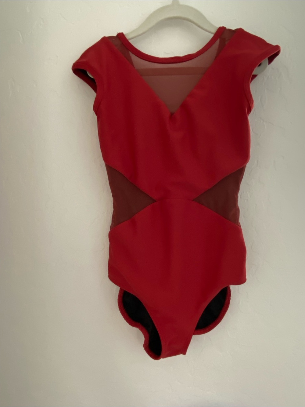 Five Dancewear 5 Dance Red Leotard YXL